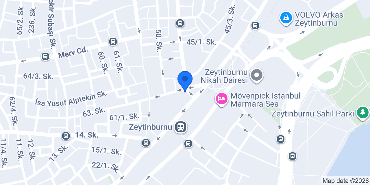 Avrupa Optik Zeytinburnu konumu