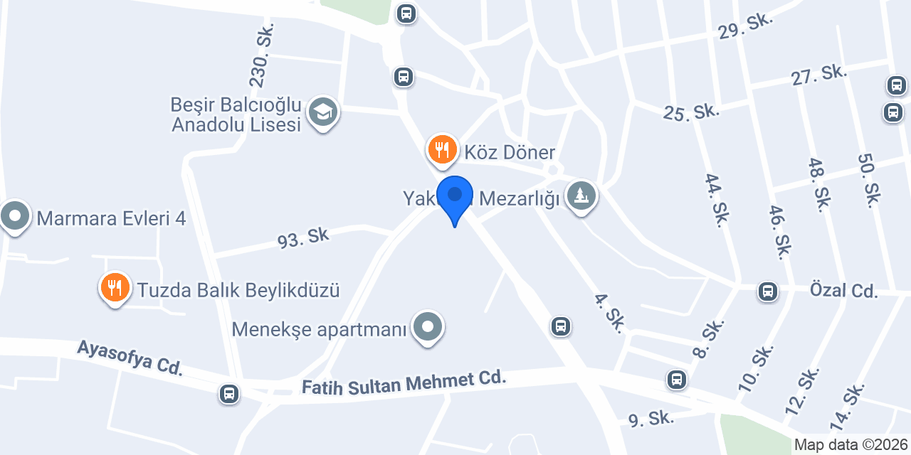 Teknik Servis konumu