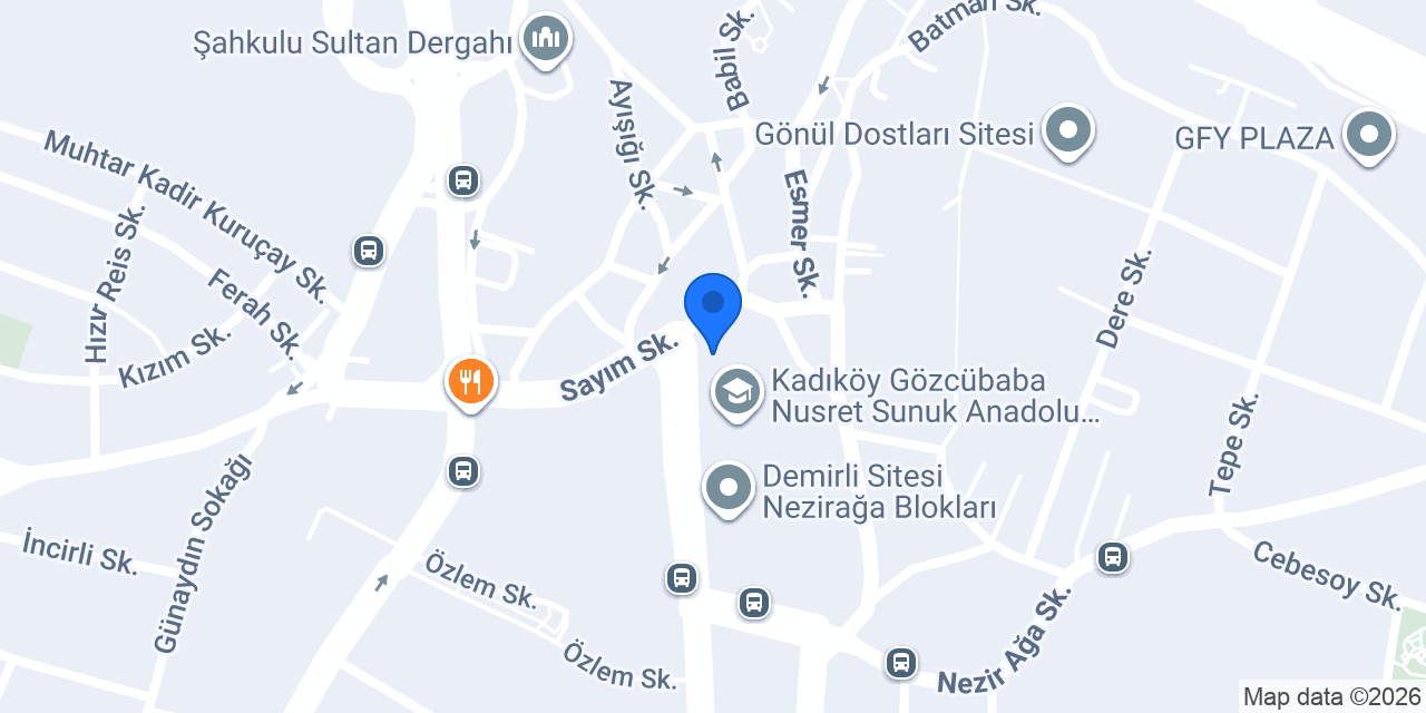 Dayı Barbershop konumu