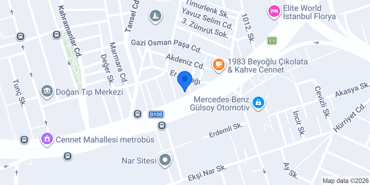 Halıca İstanbul Şubesi konumu