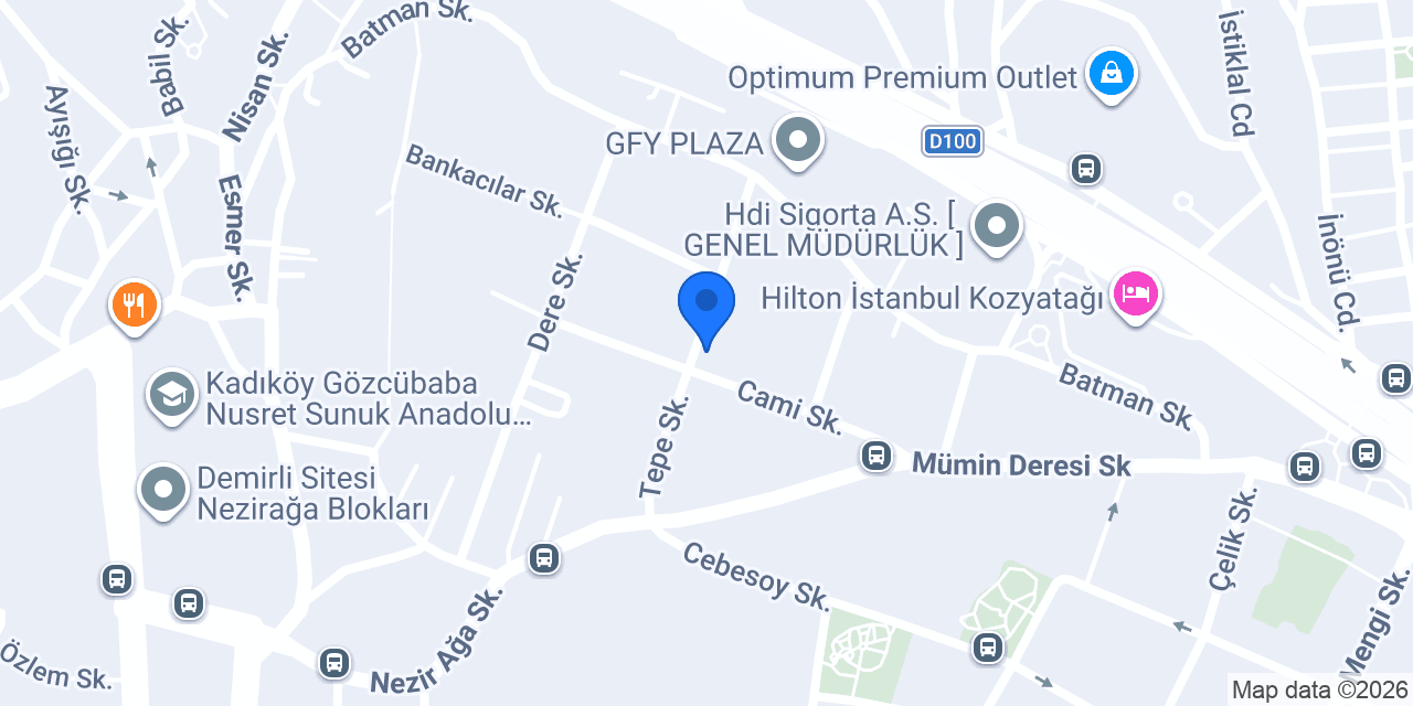 Fey Tasarim Tesisat konumu