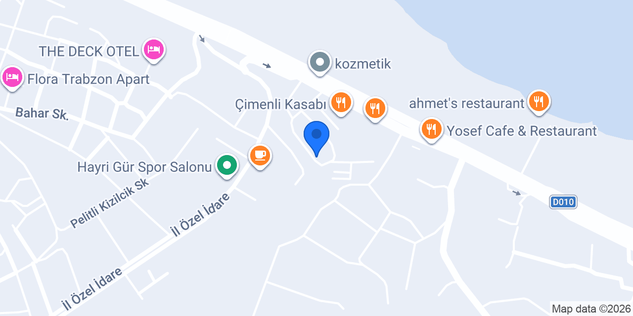 Esila Suit Trabzon konumu
