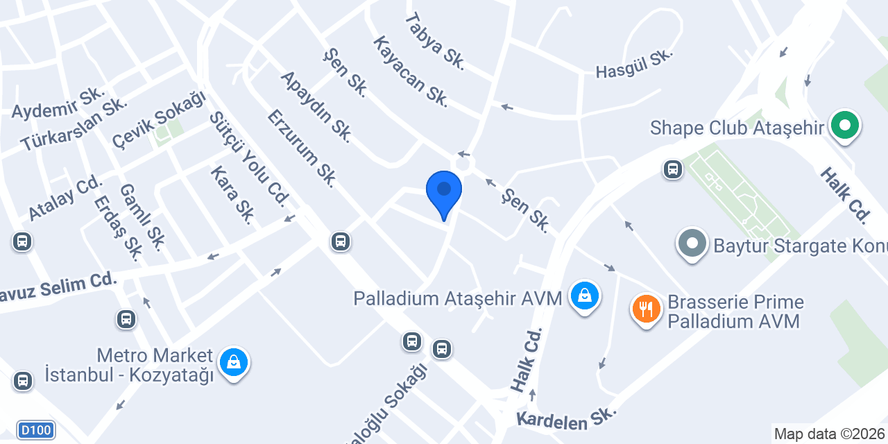 Ataşehir fırın konumu