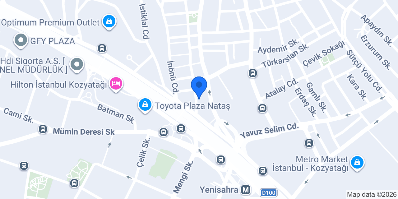 Tsm Dekorasyon konumu