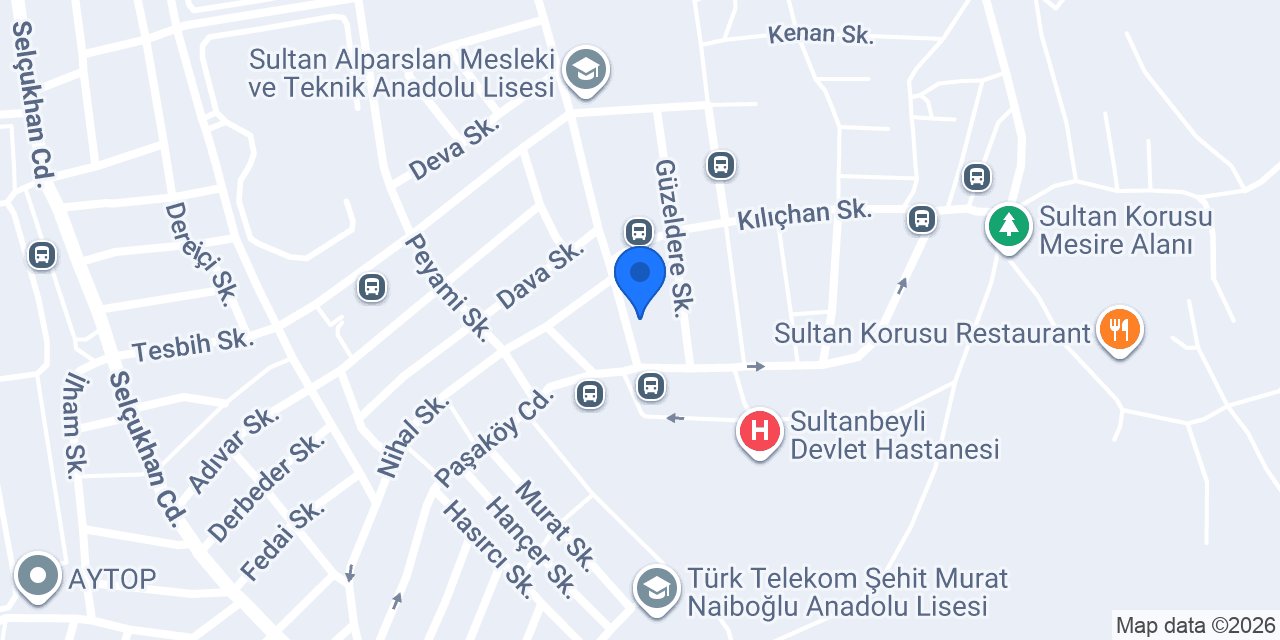 Eczane Lokman Hekim konumu