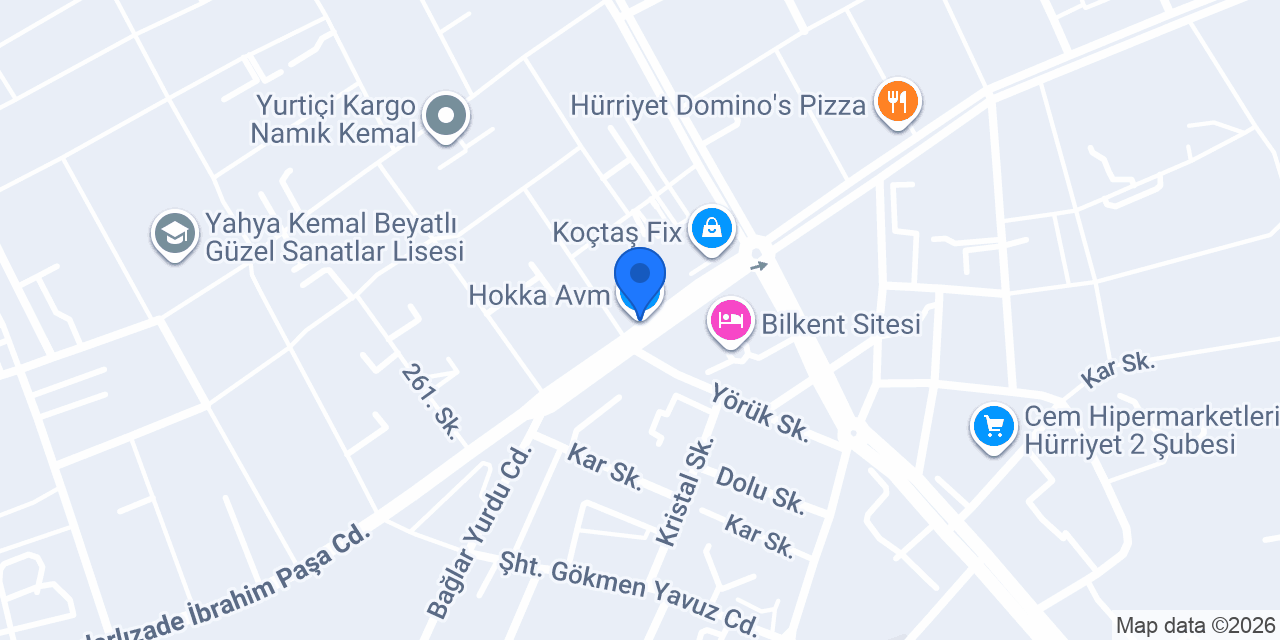 Hokka Avm konumu