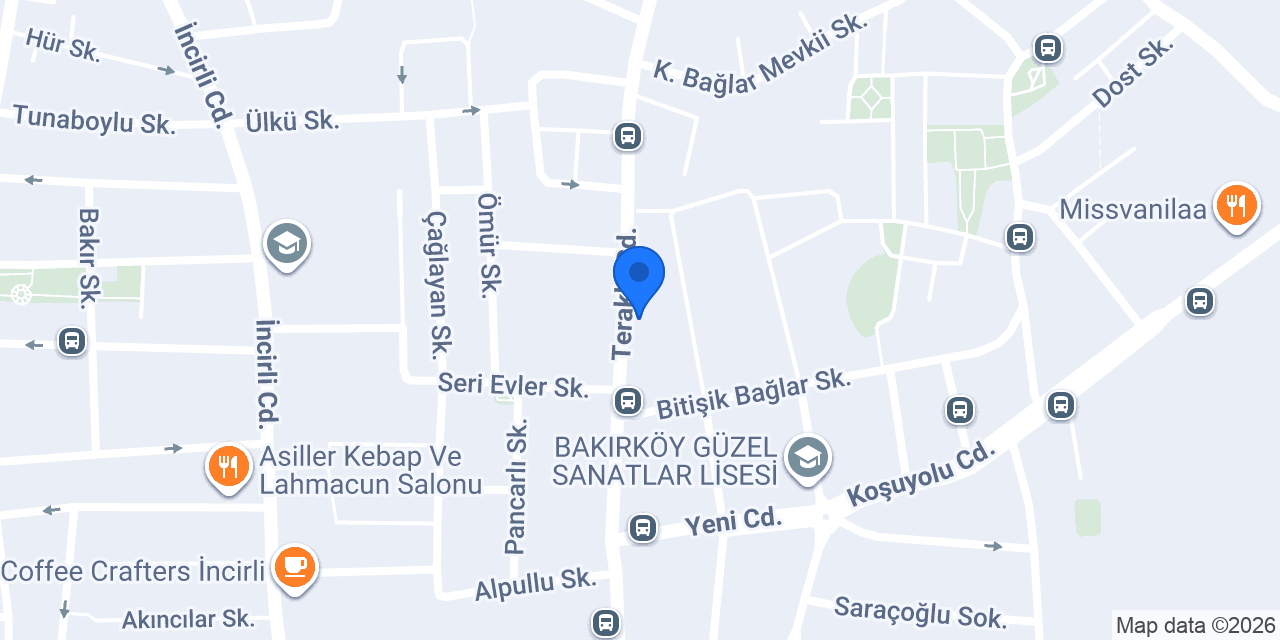 Bakırköy Çilingir konumu