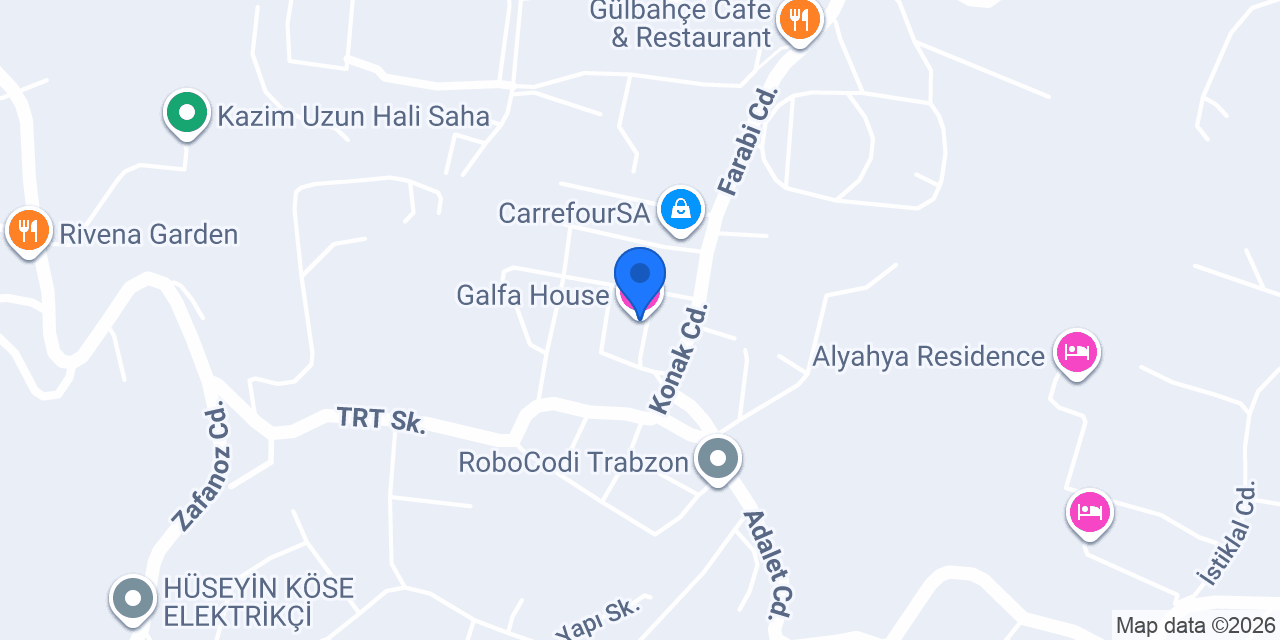 Galfa House konumu