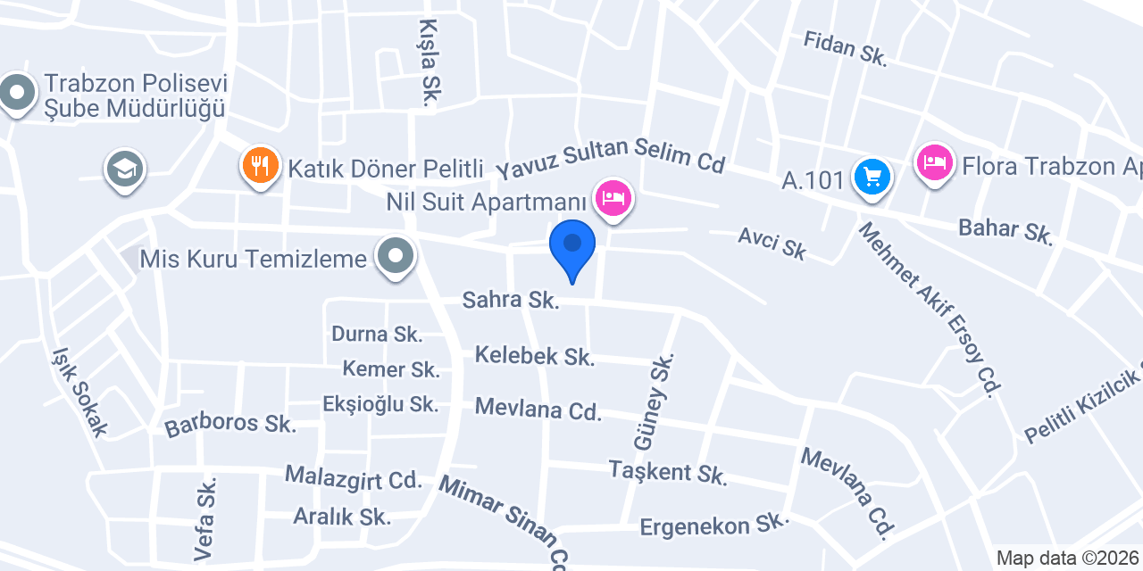 ELİTBLUE APART OTEL konumu