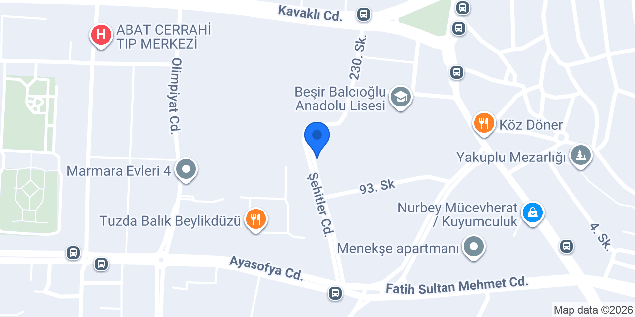 مطعم كباب konumu
