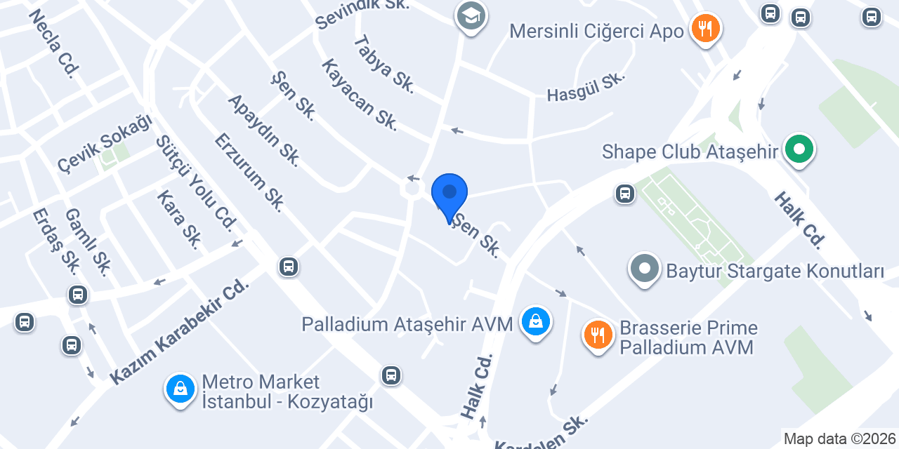 Özşirin Toptan konumu