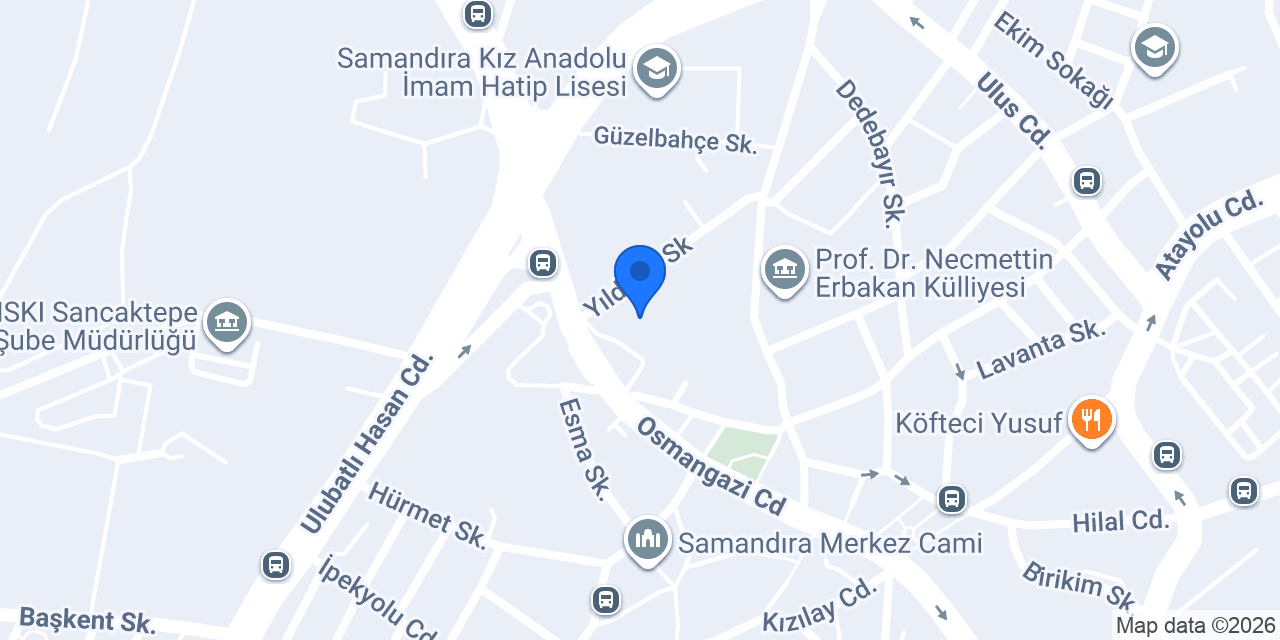 Samandıra Aile Sağlığı Merkezi konumu