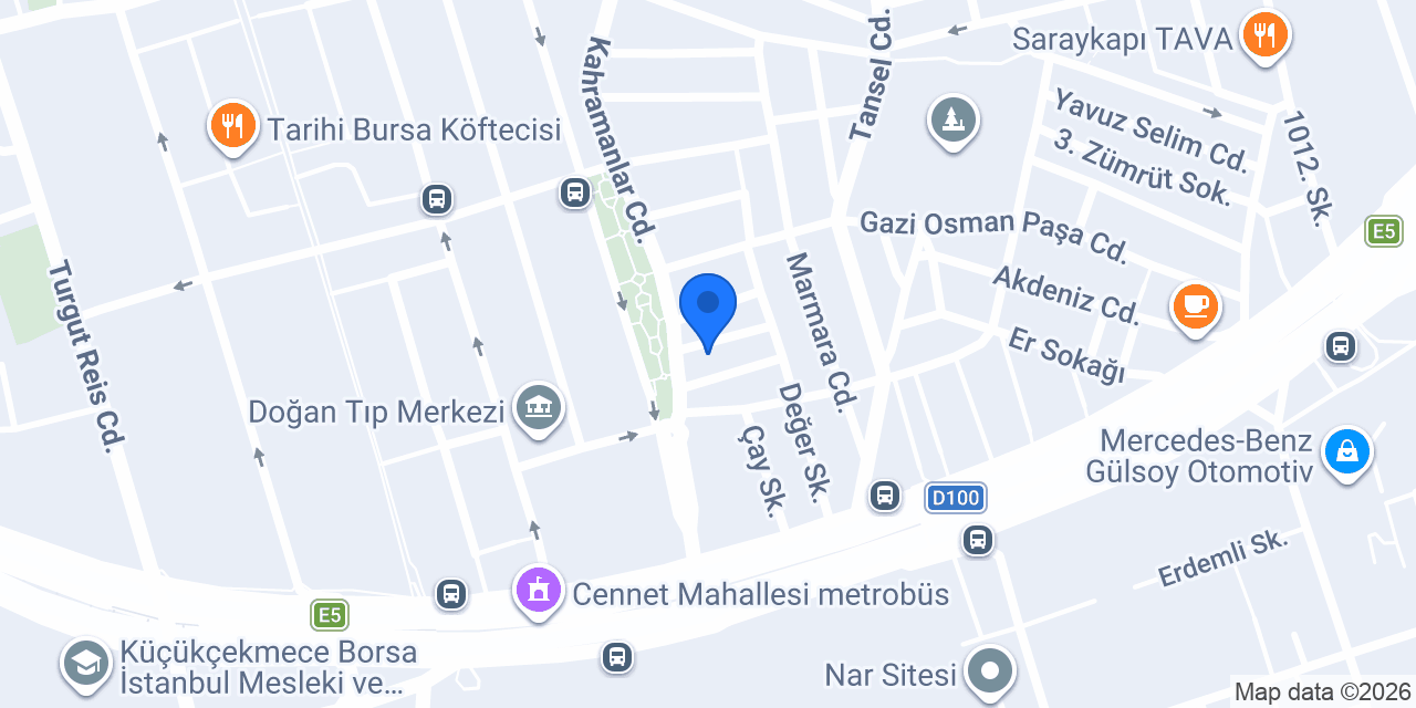 ABC Veteriner Kliniği konumu