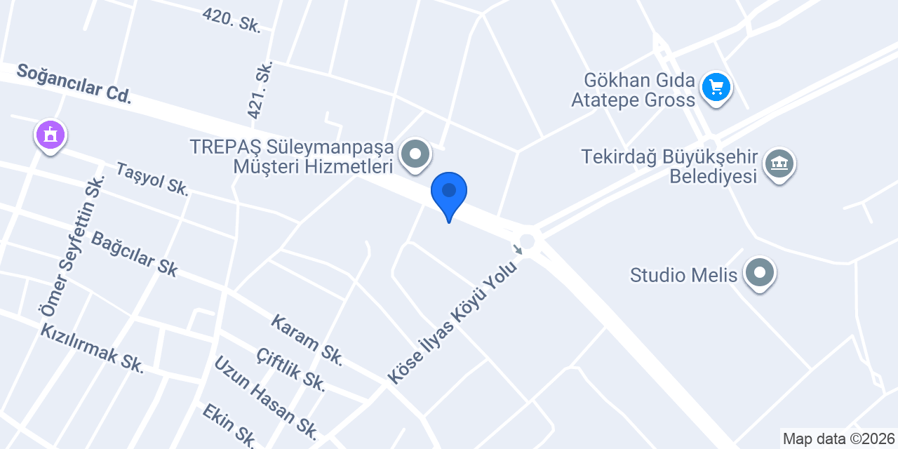 Keskin Yapı Malzemeleri konumu
