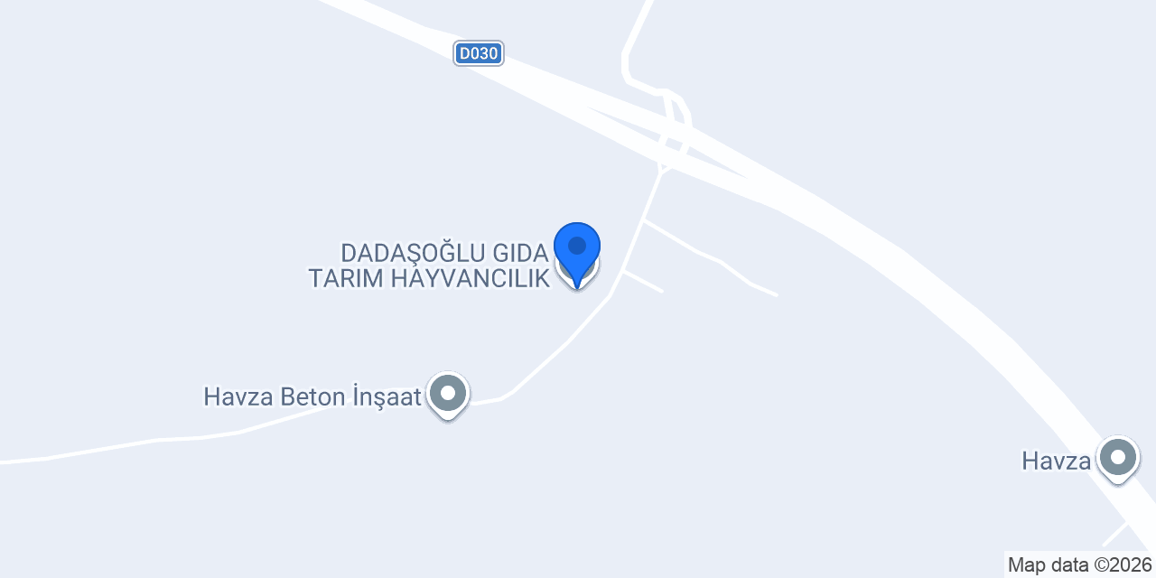 DADAŞOĞLU GIDA TARIM HAYVANCILIK konumu