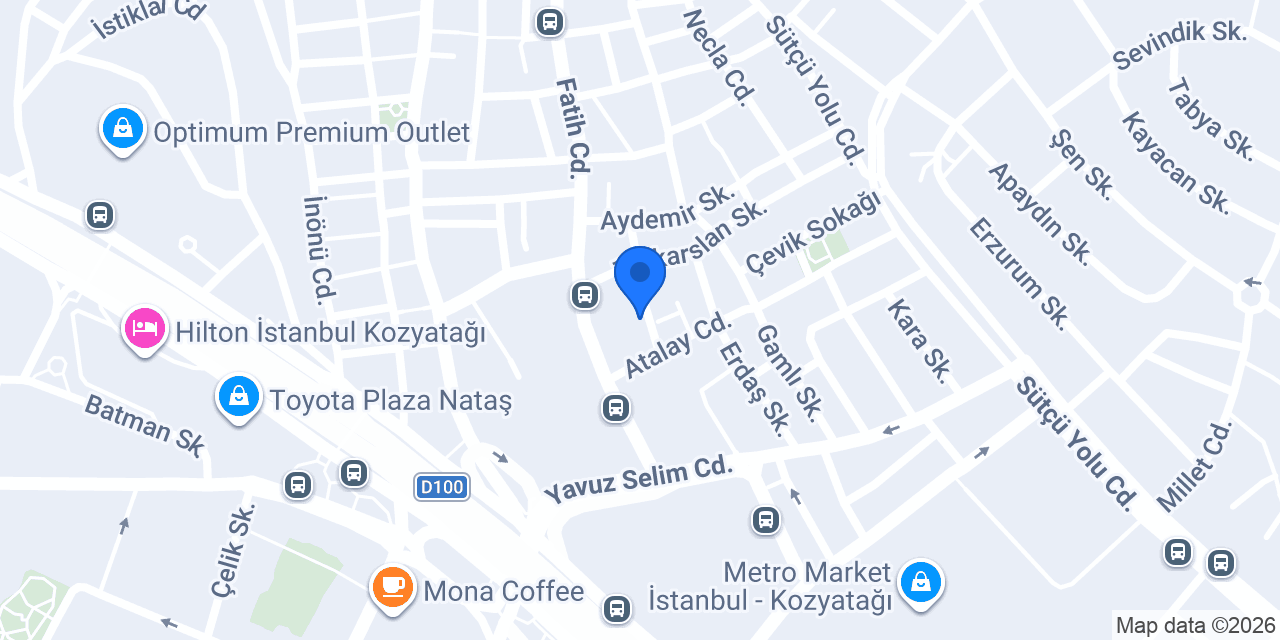 Acar dekorasyon konumu