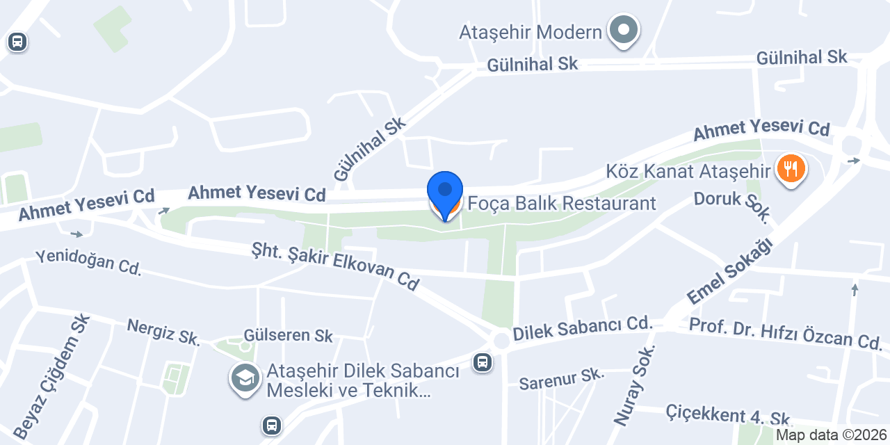 Foça Balık Restaurant konumu