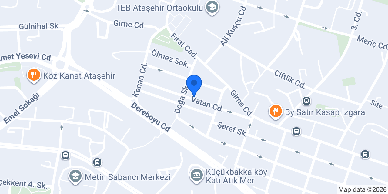 KindyROO Ataşehir konumu