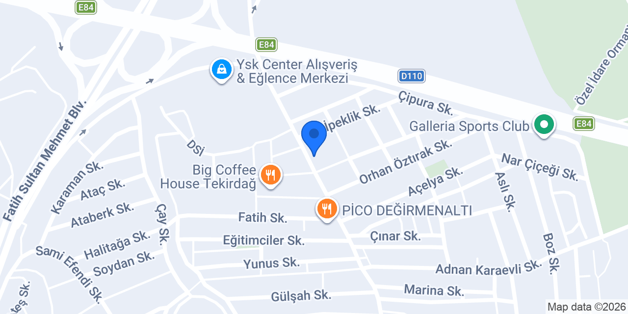 Prestij Pizza Campüs konumu