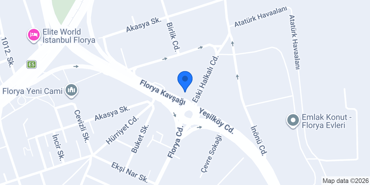 Medlay Estetik Florya konumu