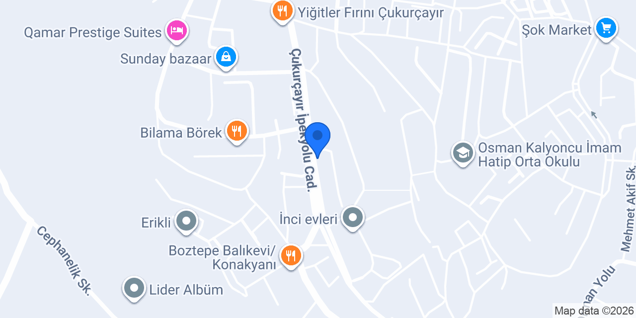 Işıltı Kuaför konumu