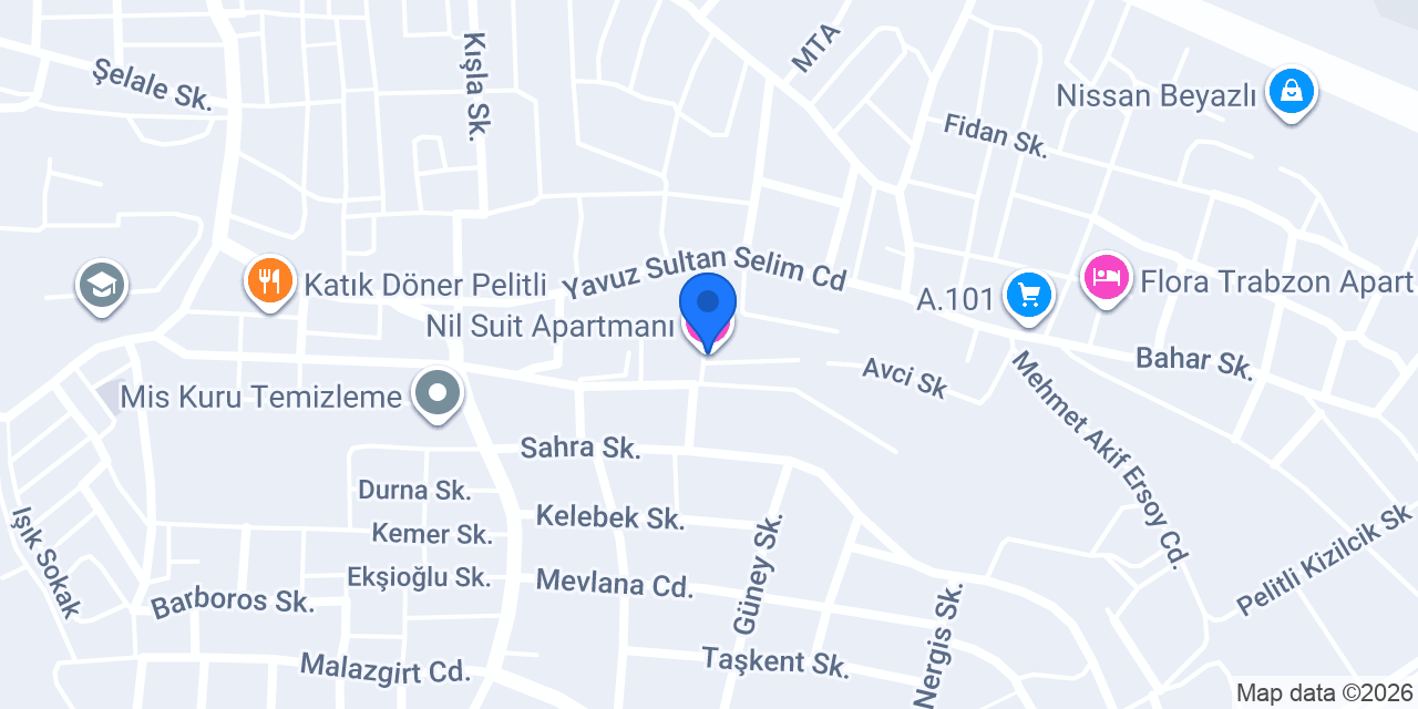 Nil Suit Apartmanı konumu