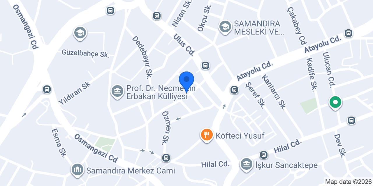 Özel Sancaktepe Sağlık Kabini konumu