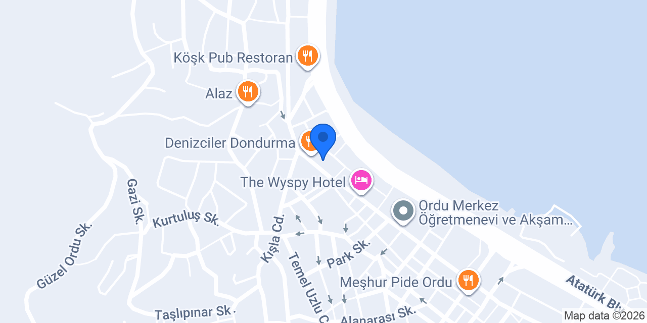 Şamata Cafe konumu