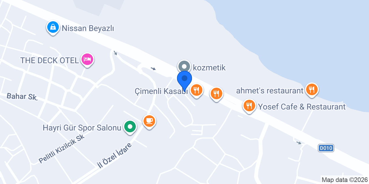 Yılmaz Apart konumu