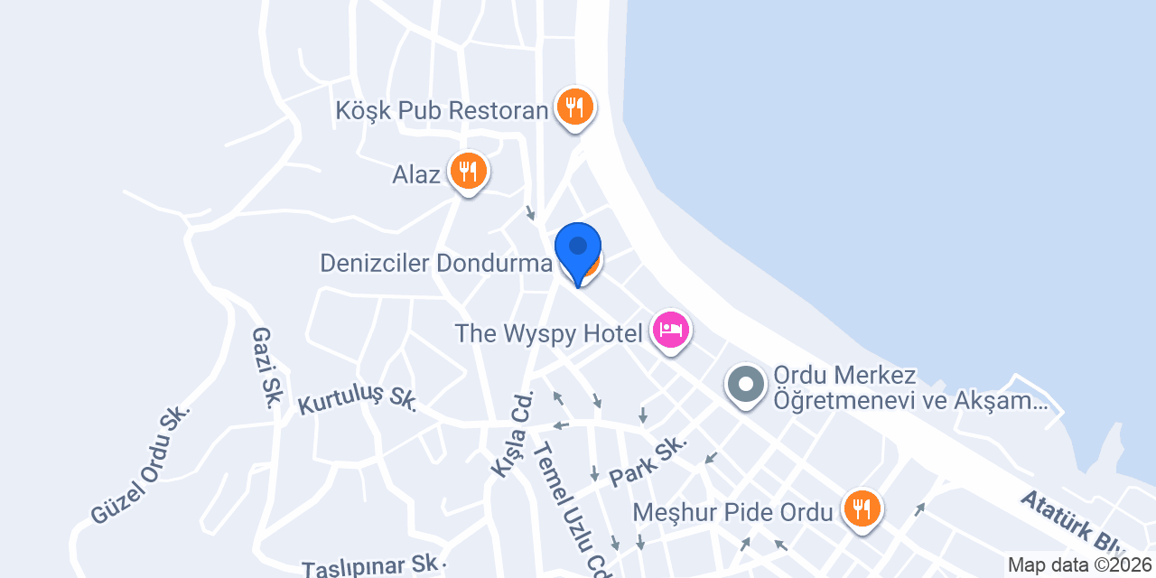 Denizciler Dondurma konumu