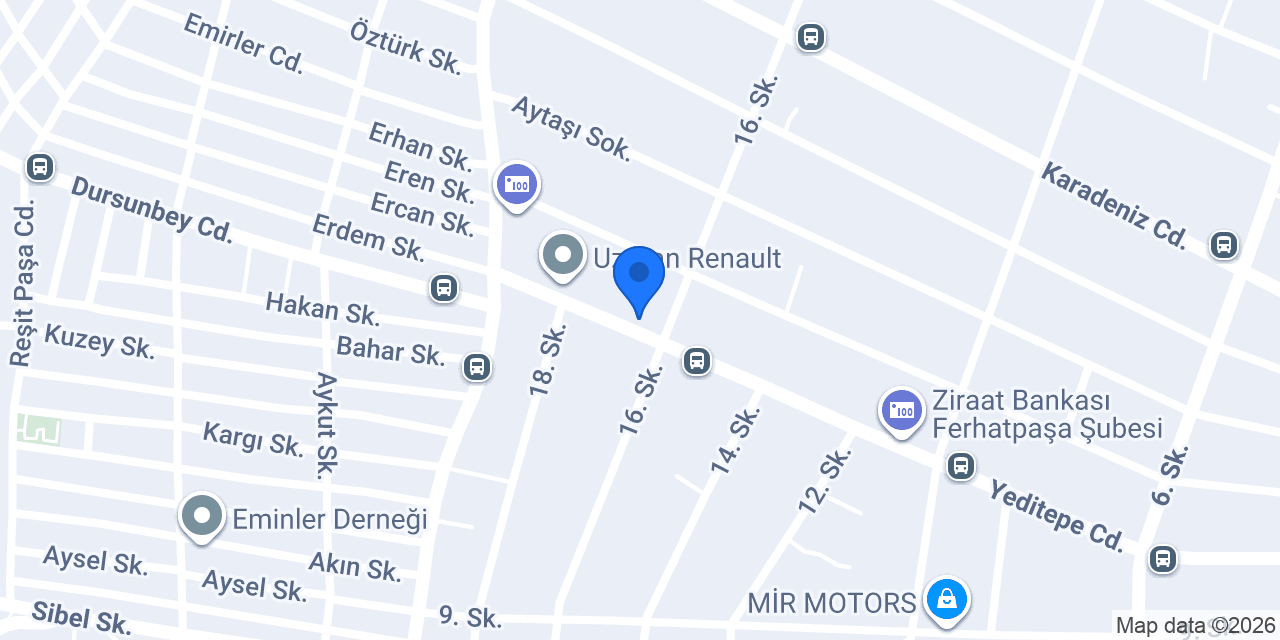 GENÇ ENERJİ FERHATPAŞA (DEPO) konumu