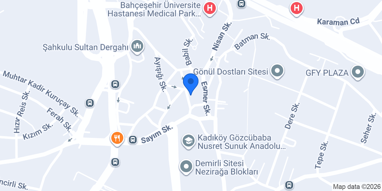 Buket Eczanesi konumu