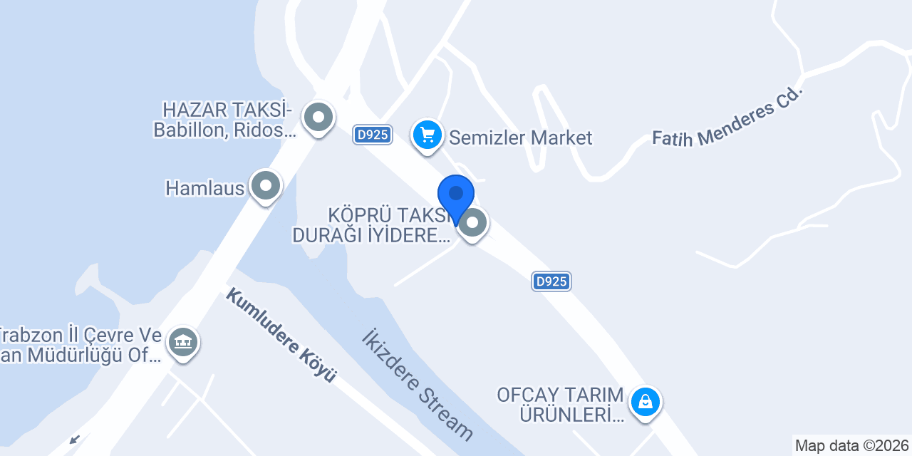 Özdemir Market konumu