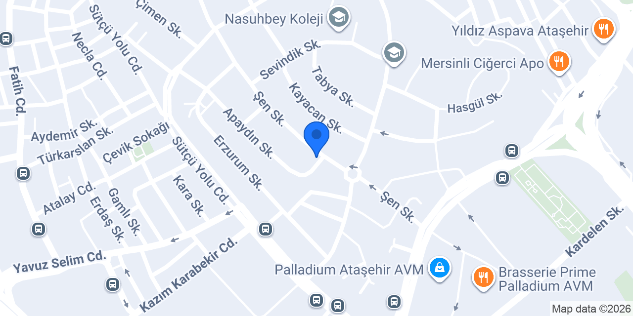 DHL eCommerce - Yenisahra Şubesi konumu