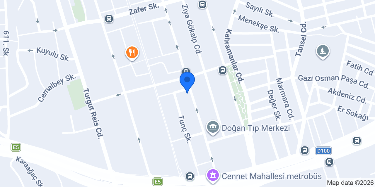 Bihter Beauty Hub konumu