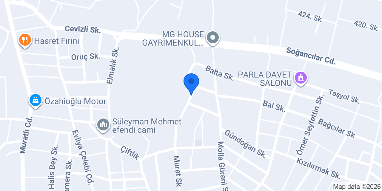 Derin Site ve Apartman Yönetimi konumu