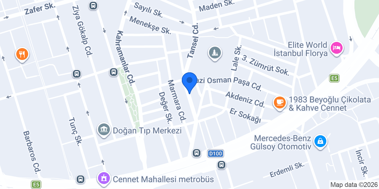Bora İnşaat konumu