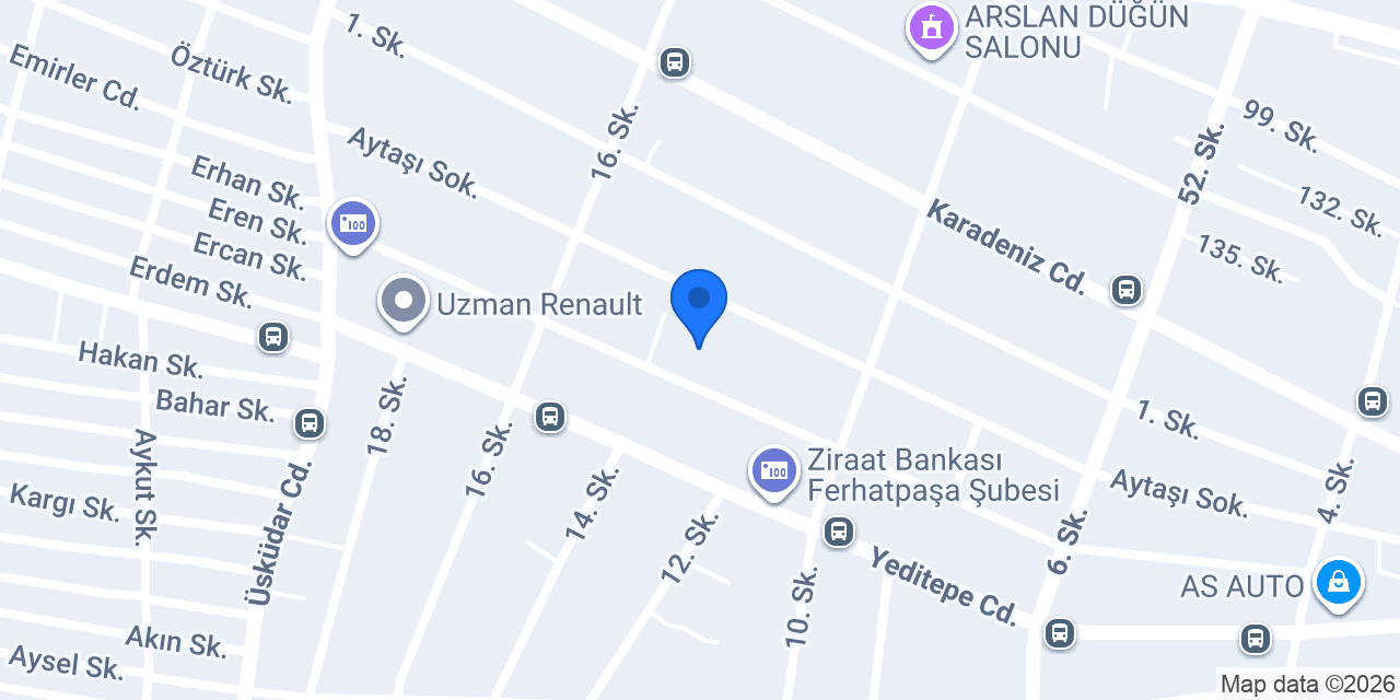 DUŞAKABİN/ İpek Cam Kumlama konumu