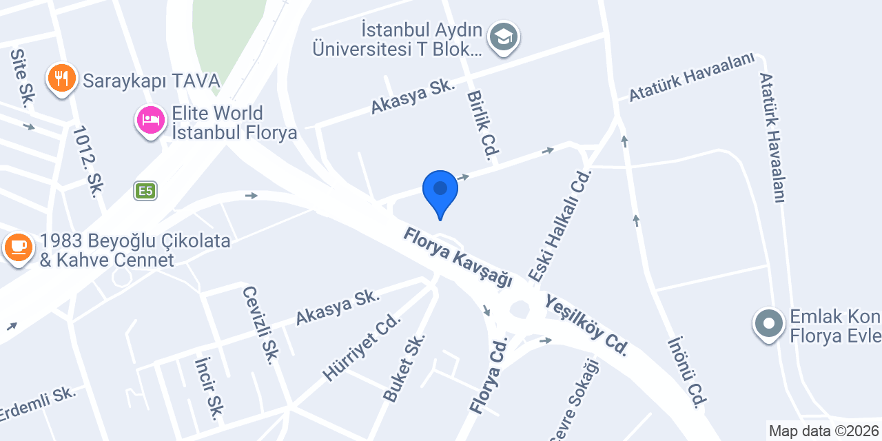 Subway Florya konumu