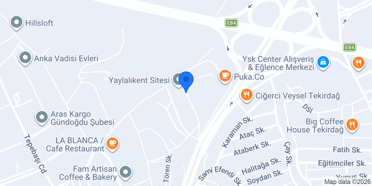 Ata Mobilya konumu