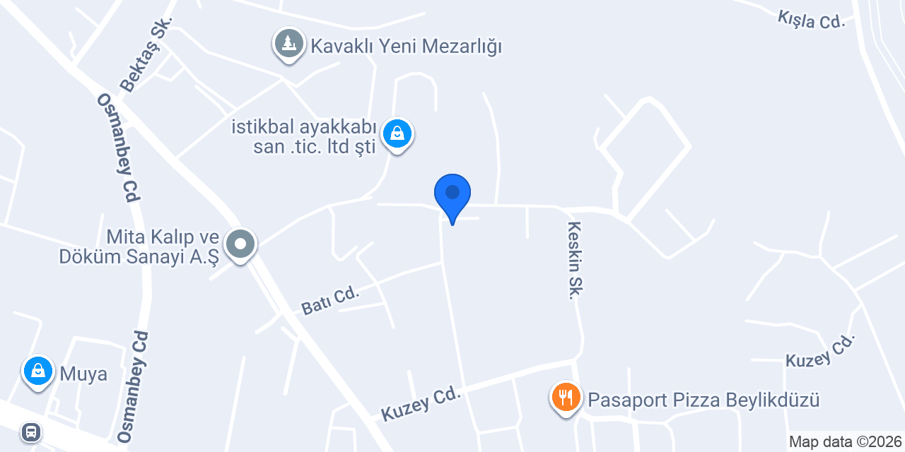 Bozkurt Antrepo konumu