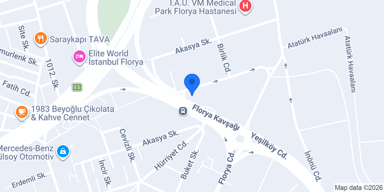 Etiler Marmaris Florya konumu