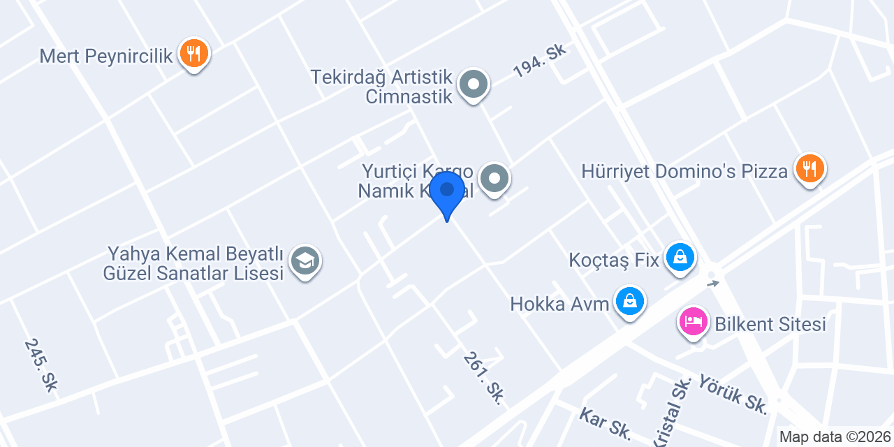 Turkuaz Dikimevi konumu