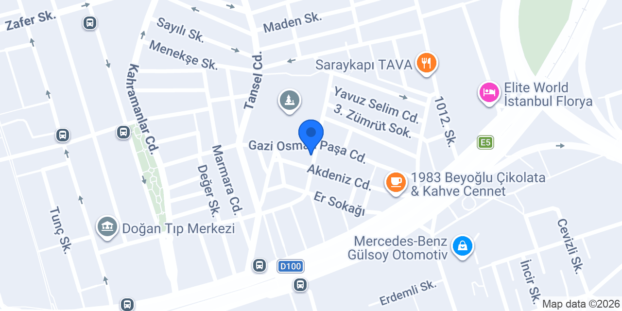 Flamsan Isı Mühendislik konumu