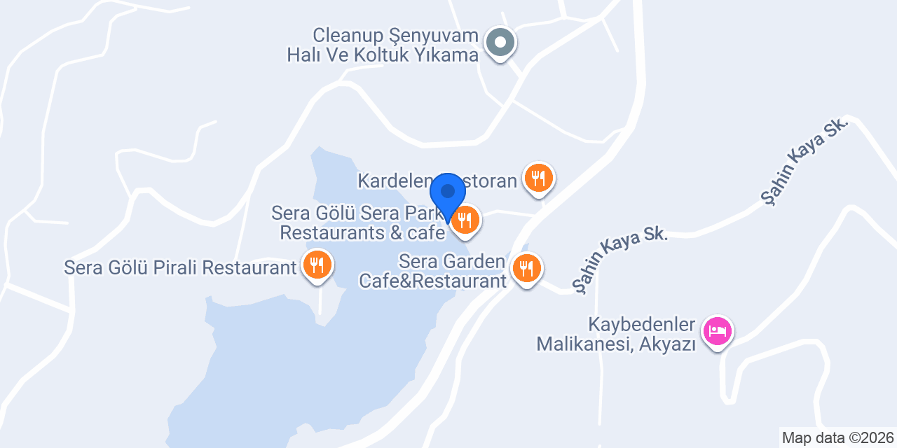 Sera Gölü Tesisleri Yaşar Usta konumu