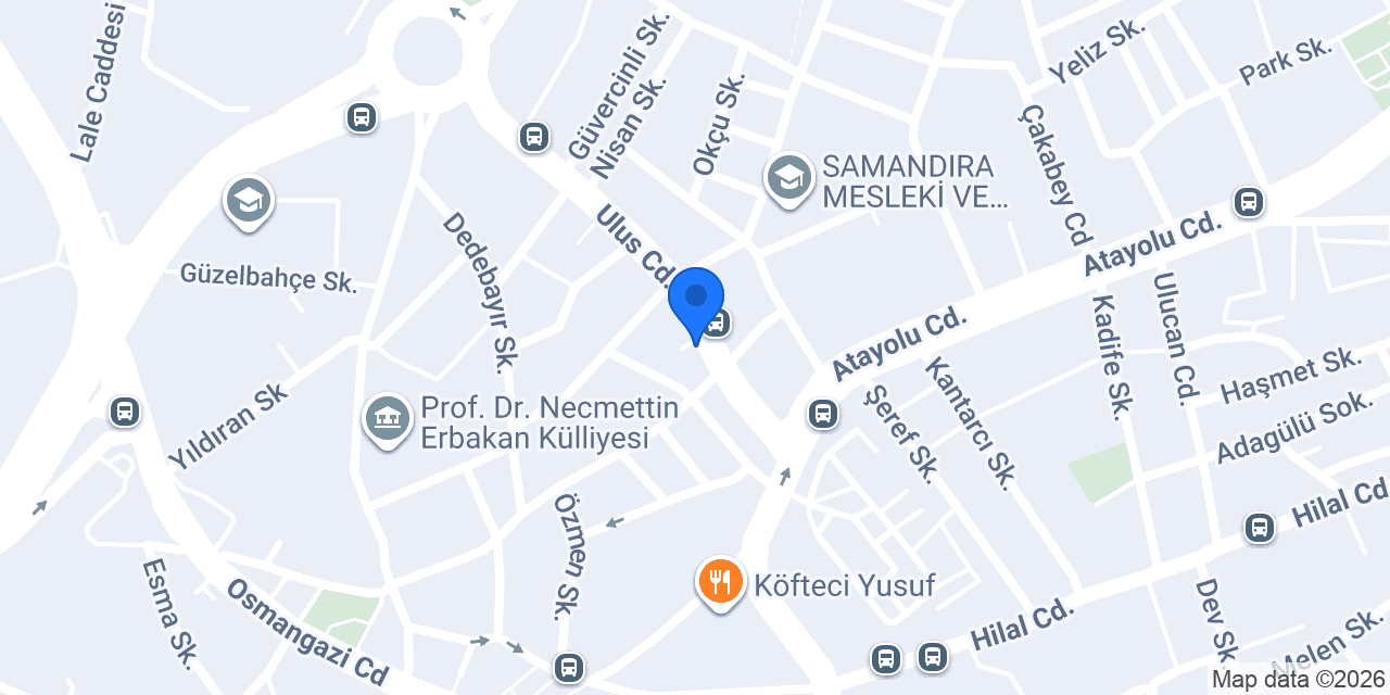 nur çiçekçilik konumu
