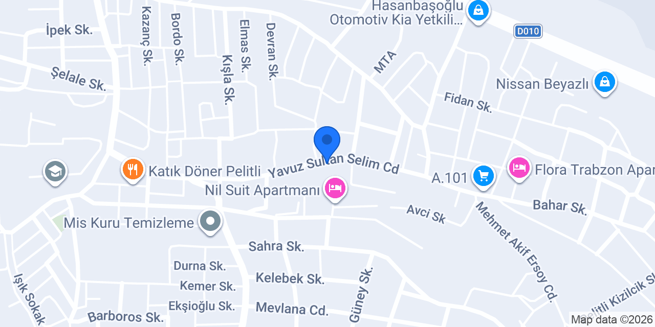 NR Şimşek Yapı Market konumu