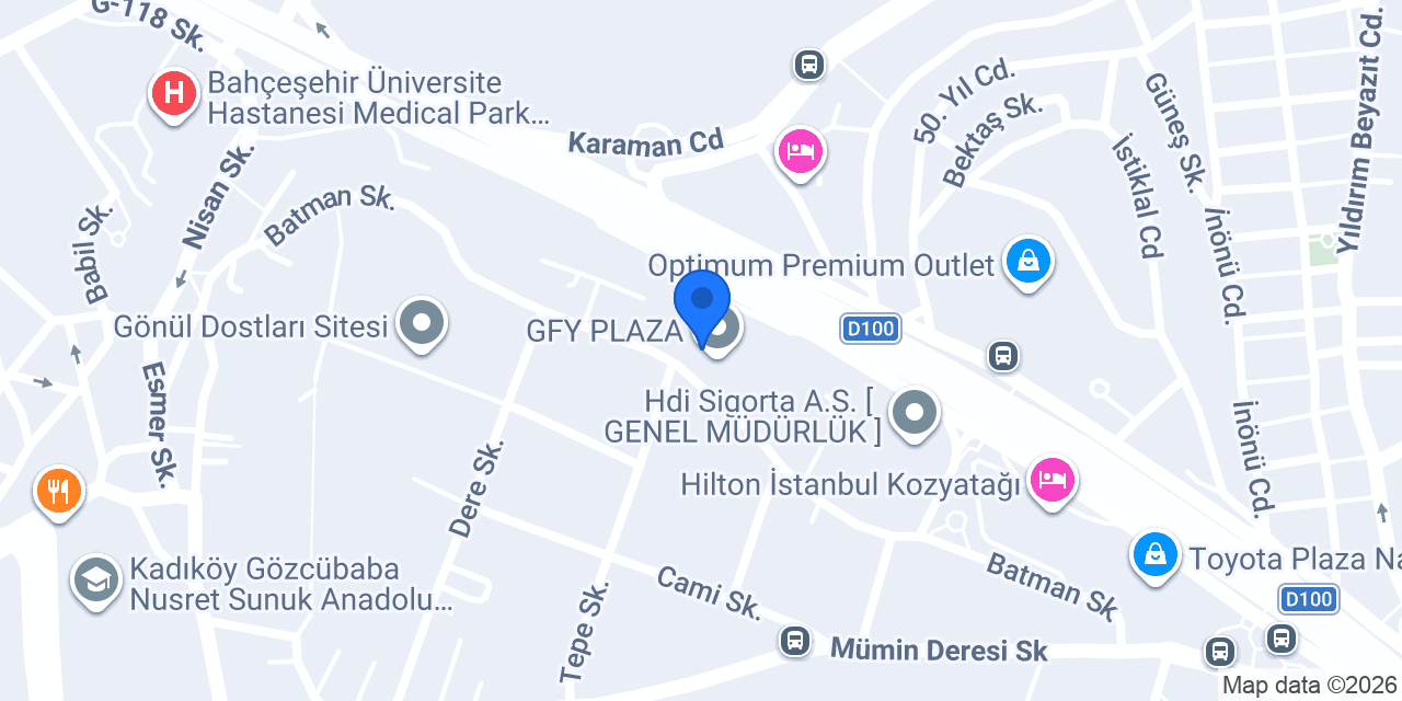 BMS Birleşik Metal San. Tic. A.Ş. konumu
