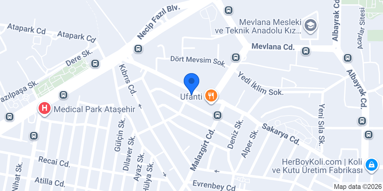 Diş Hekimi Ayşe Demir konumu