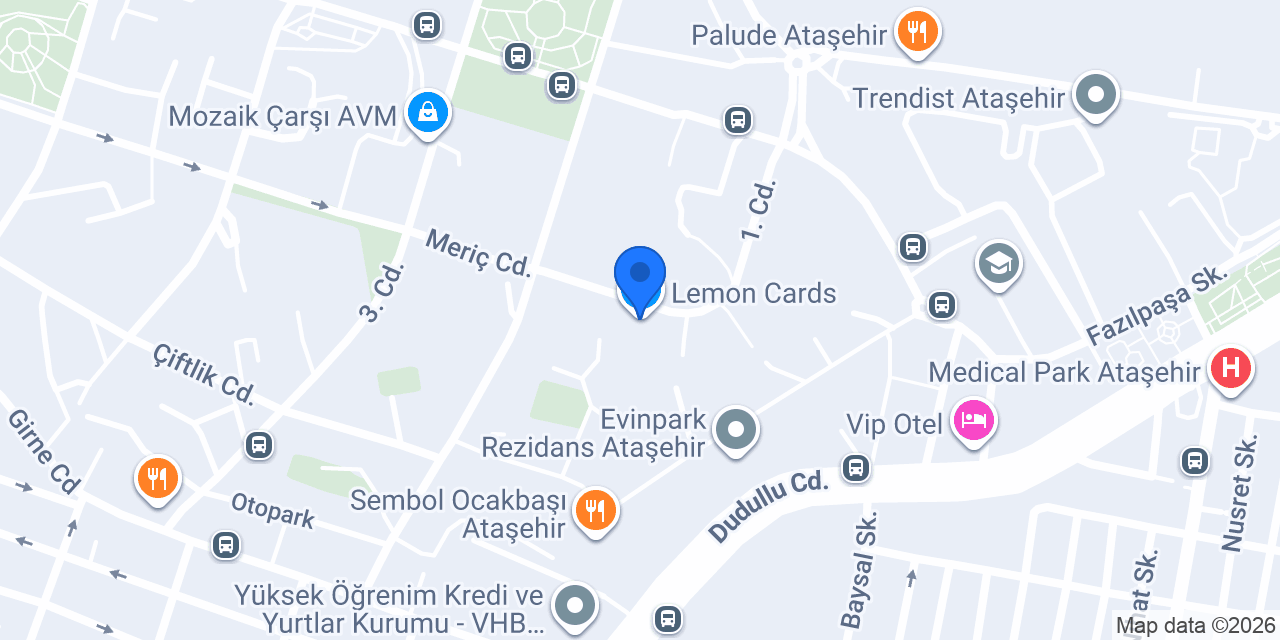 Atölye Ataşehir konumu